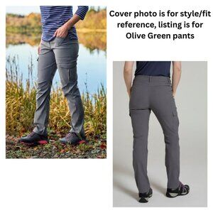 NEW MOUNTAIN WAREHOUSE Stretch Cargo Outdoor Trousers Olive Women Size 14